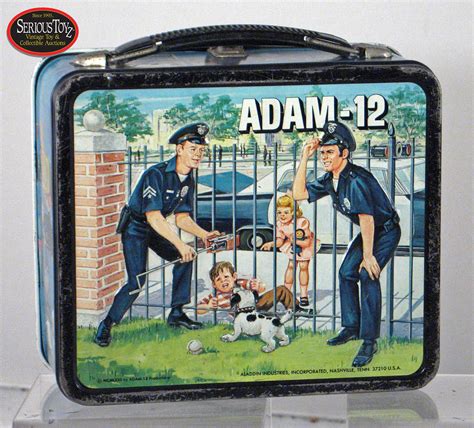 adam 12 metal lunch box and thermos adam 12|adam lunch box 12.